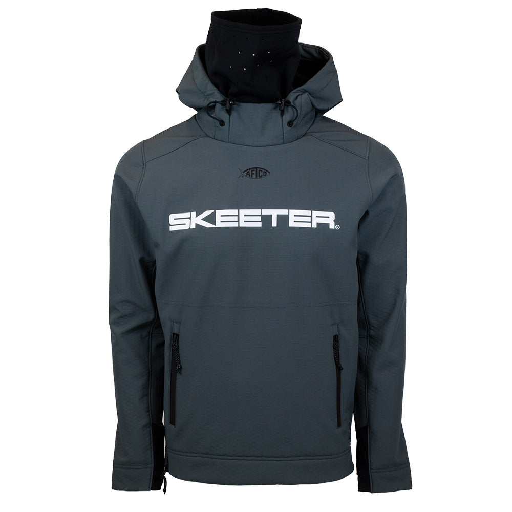 Skeeter AFTCO Reaper Windproof Pullover - Black HOODIE - – Skeeter