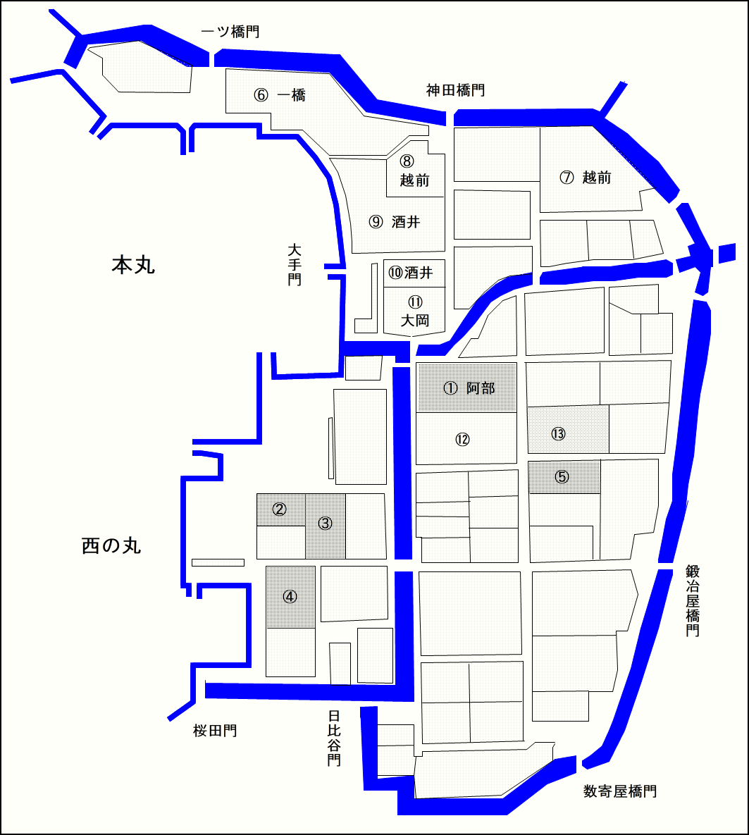 江戸城の基礎知識➄ ～ 老中の大名屋敷 ～ | 歴史 | 中学校の社会科の