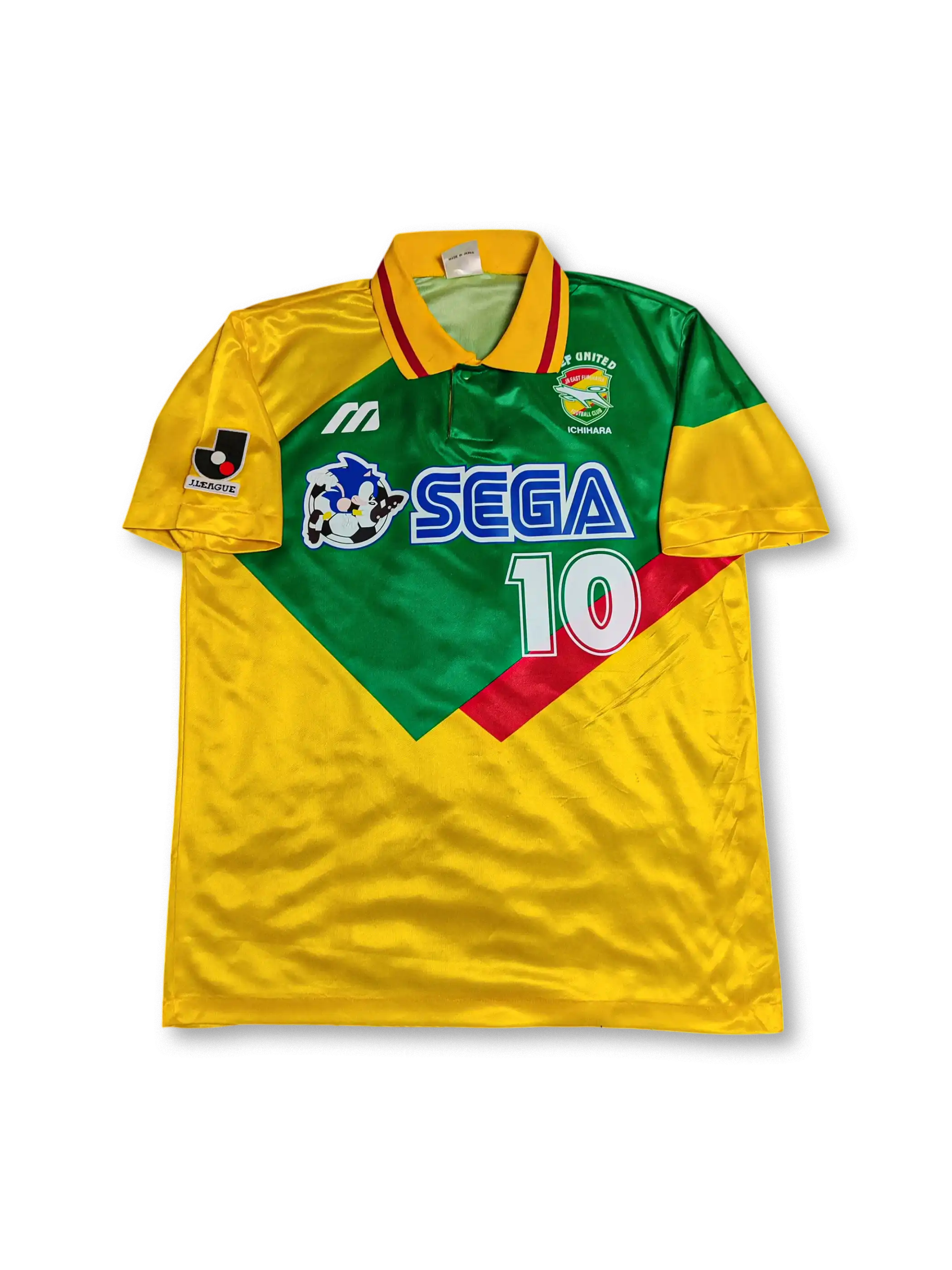 1995年 ジェフ市原 ホームユニフォーム #10 SEGA-KICKO – Kicko