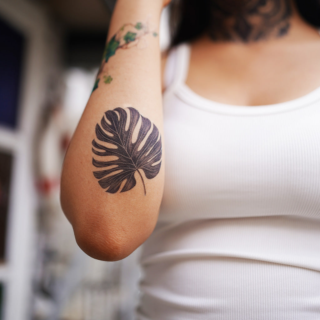 Monstera Deliciosa Leaf – TattooIcon