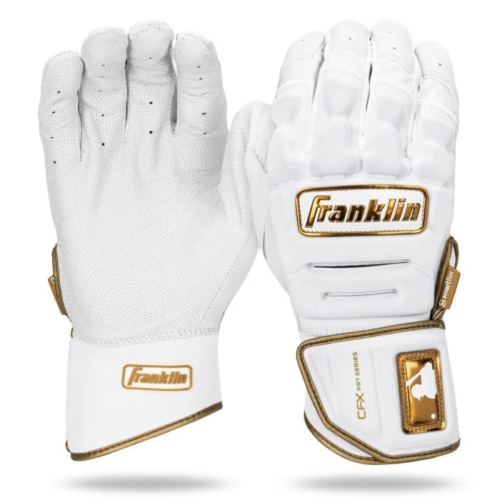 CFX PRT Protective Batting Gloves White/Gold – TCA Team