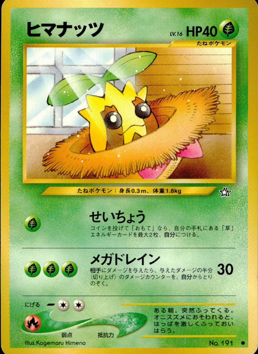 状態C】旧裏 No.191 ヒマナッツ LV.16/HP40