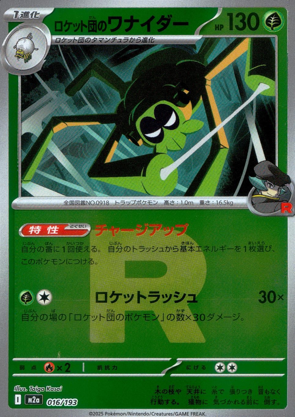 016/193/M2a/MB3 ロケット団のワナイダー(R団ミラー)