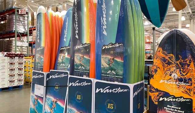 コストコの激安スポンジサーフボード【WAVE STORM】を買ってしまった