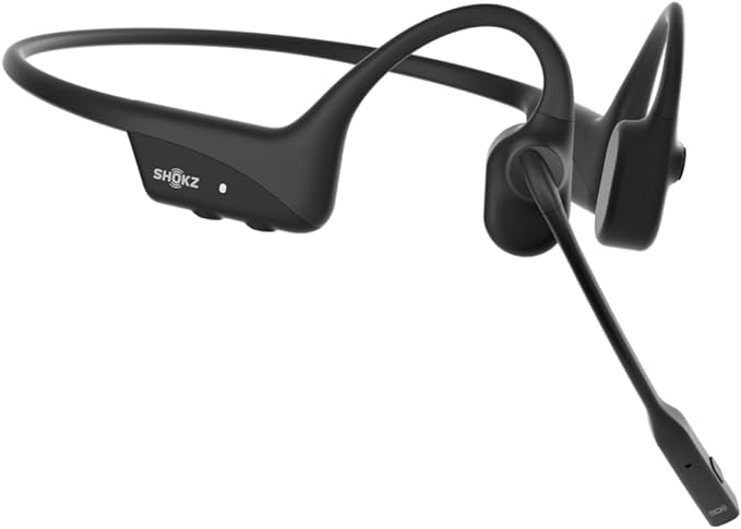Shokz OpenComm 2 Noise-Canceling Bone Conduction Stereo Bluetooth Head