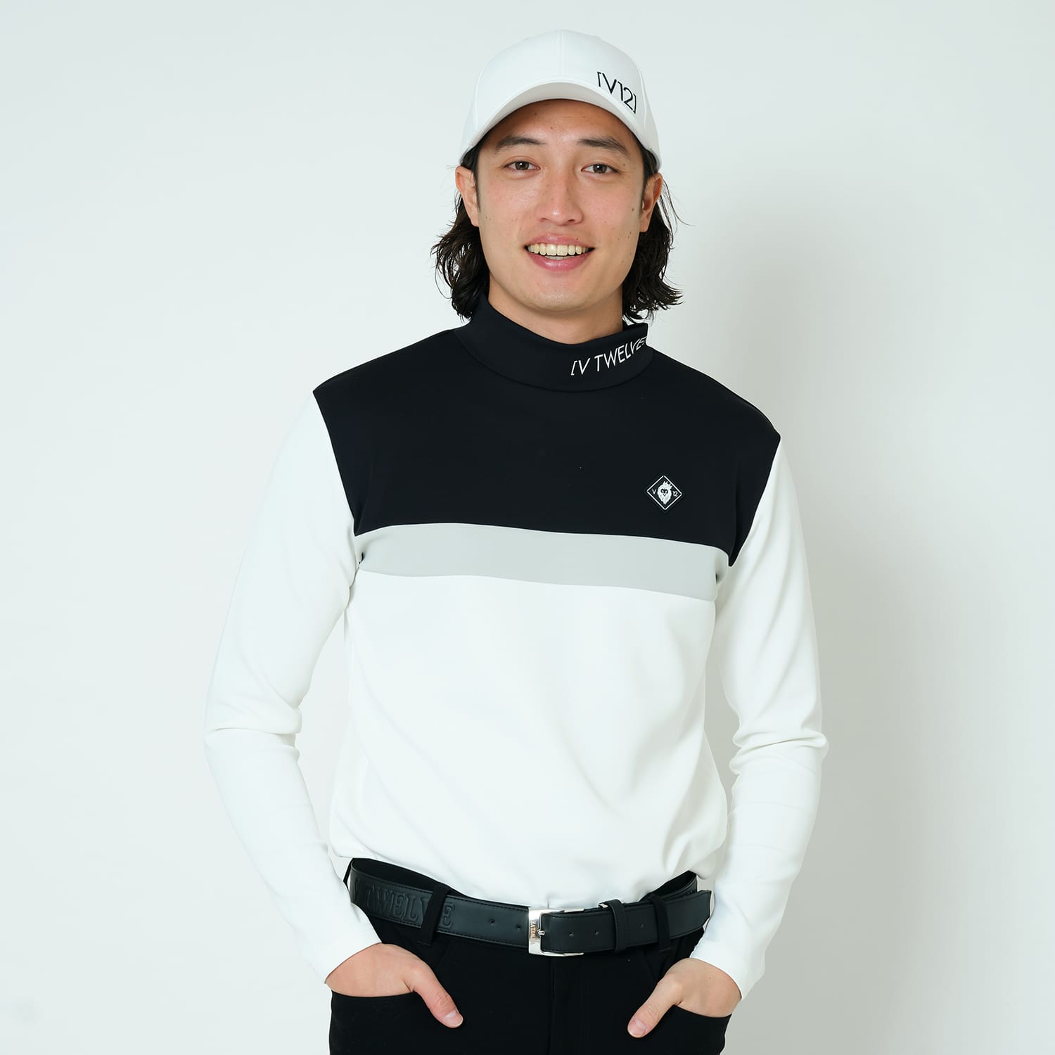 V12] ゴルフ メンズ 長袖 モックネック TONE MOCK | 【公式通販】