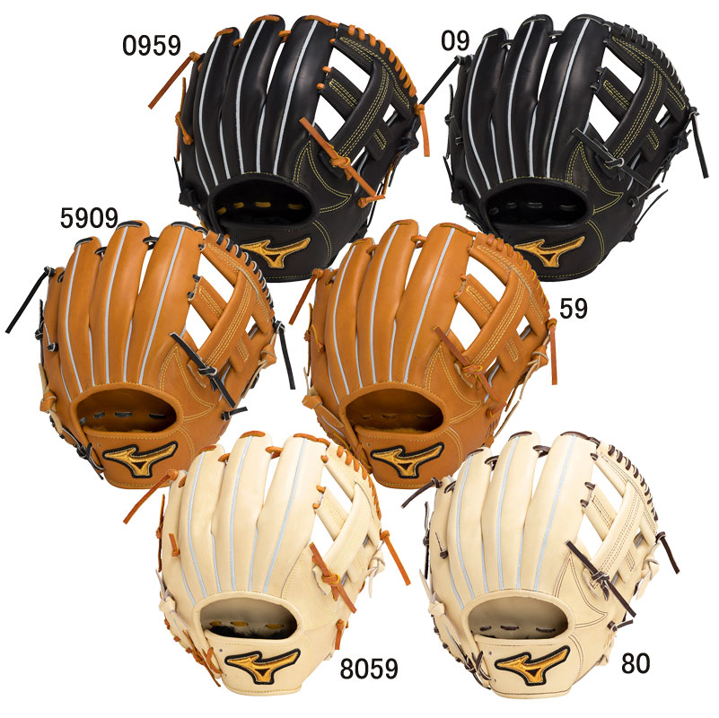 ミズノ MIZUNO 硬式用 ミズノプロ 限定皮革US KIP 外野手用 グラブ袋付