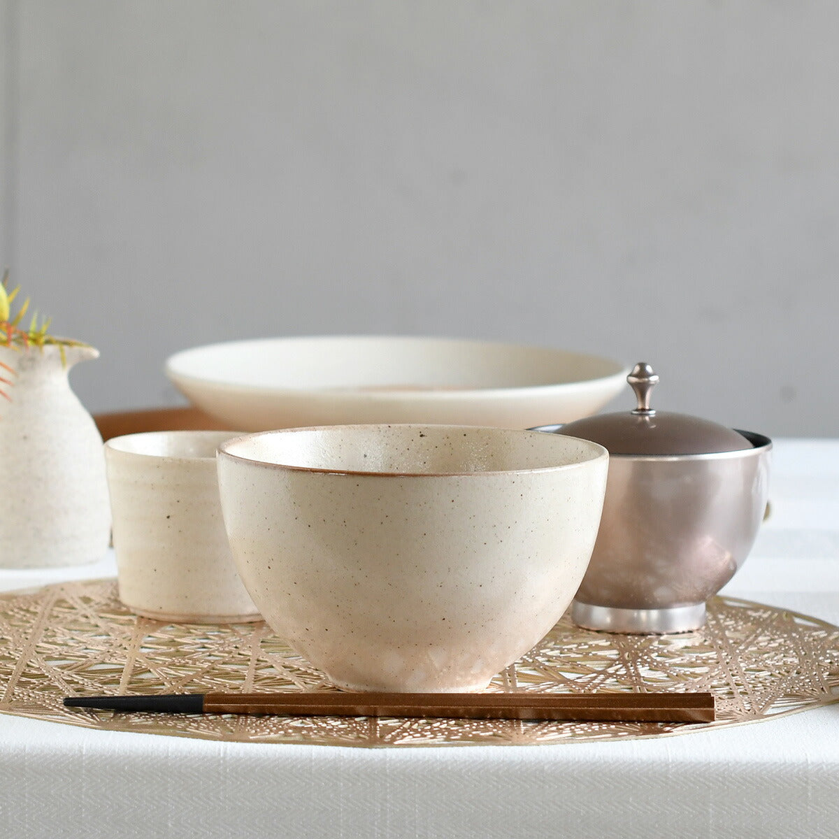 鳥瑟 うす 14cm多用丼 – 【ONLINE SHOP 本店】Queen Ann 食器・雑貨