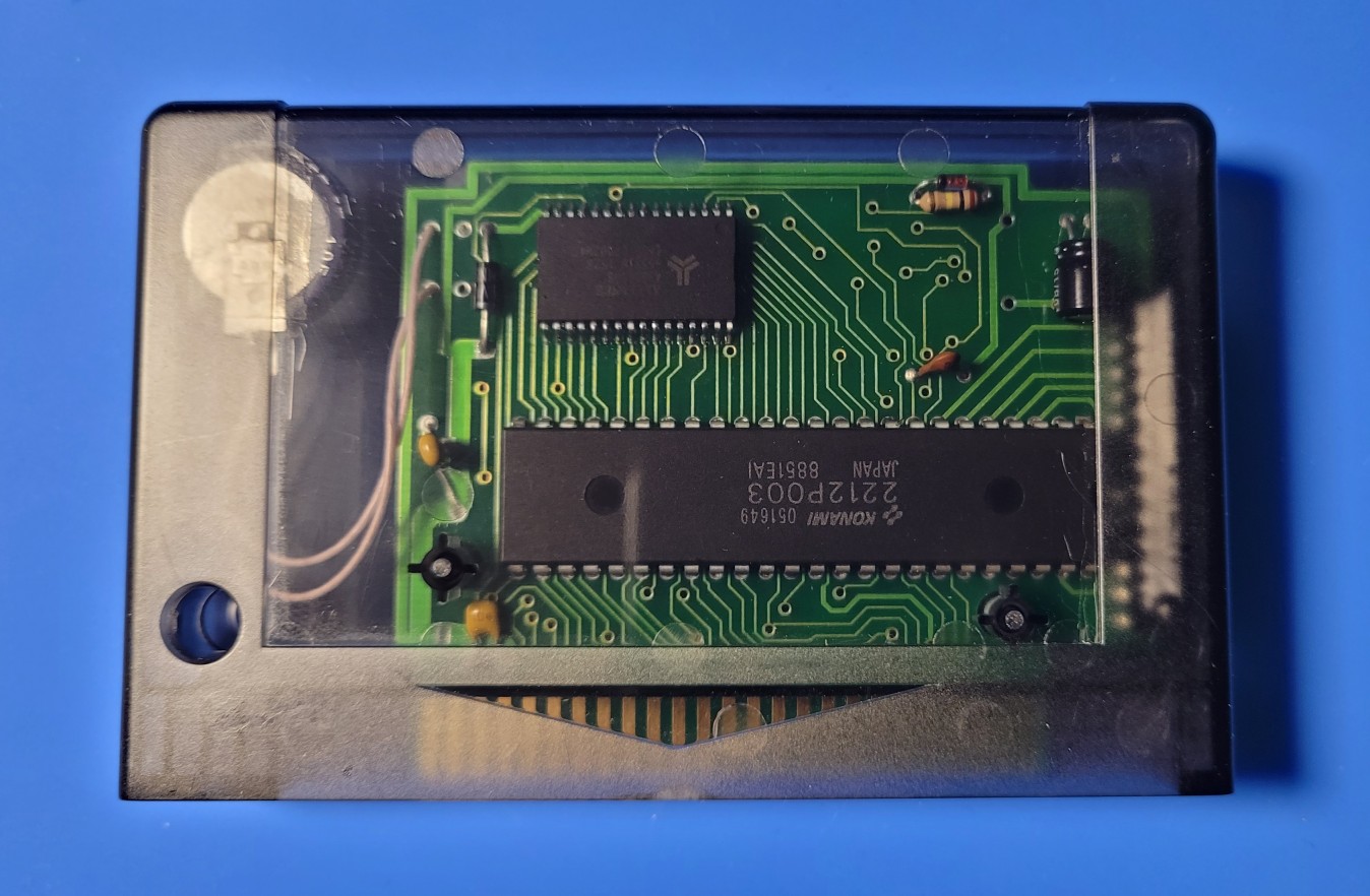 How I restored the vandalized Konami SCC cartridge | MSX Resource