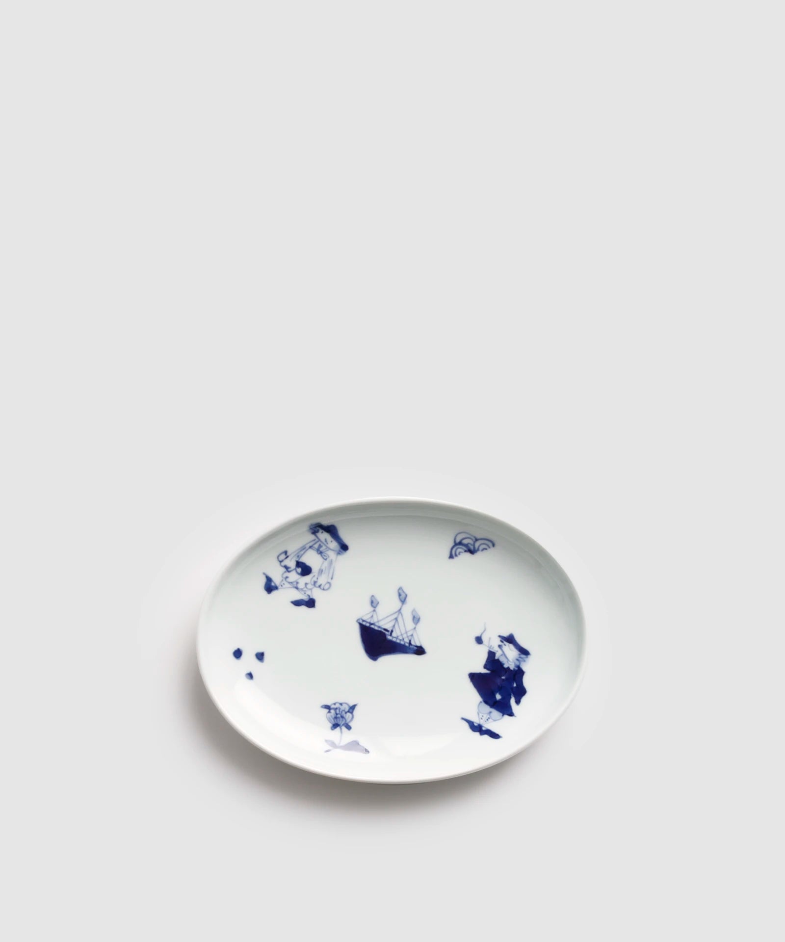 異人づくし - 子ども用 小判皿 | 有田焼(ありたやき)の専門通販