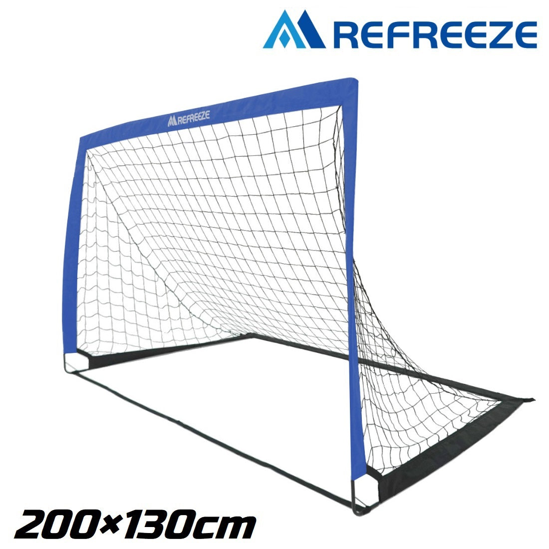 REFREEZE(リフリーズ) 200×130cm 折りたたみ サッカーゴール ブルー 1