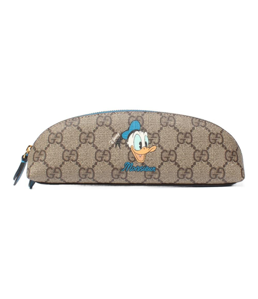 美品 GUCCI ペンケース×Disney GGスプリーム 661129 0416 レディース