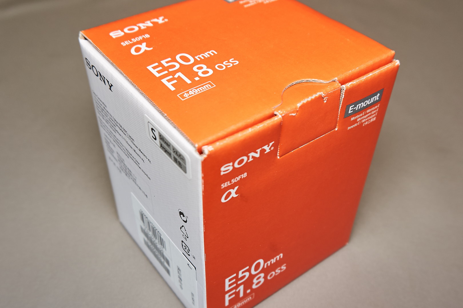 E 50mm F1.8 OSS SEL50F18(SONY Eマウント用単焦点レンズ)レビュー