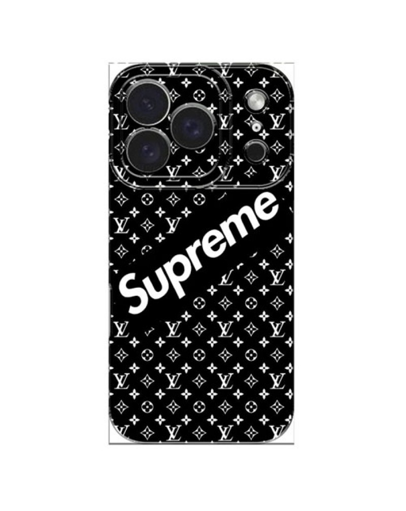 シュプリームヴィトンコラボ iphone 17 pro/16 pro maxケース潮流