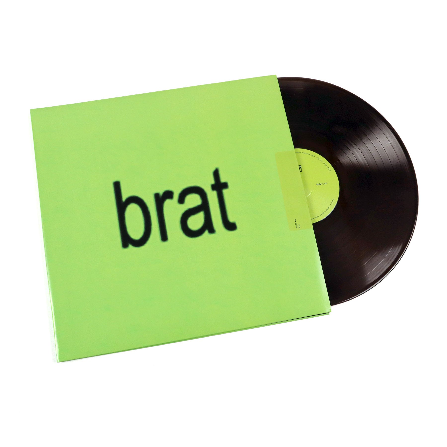 Charli XCX: Brat (Black Ice Colored Vinyl) Vinyl LP – TurntableLab.com
