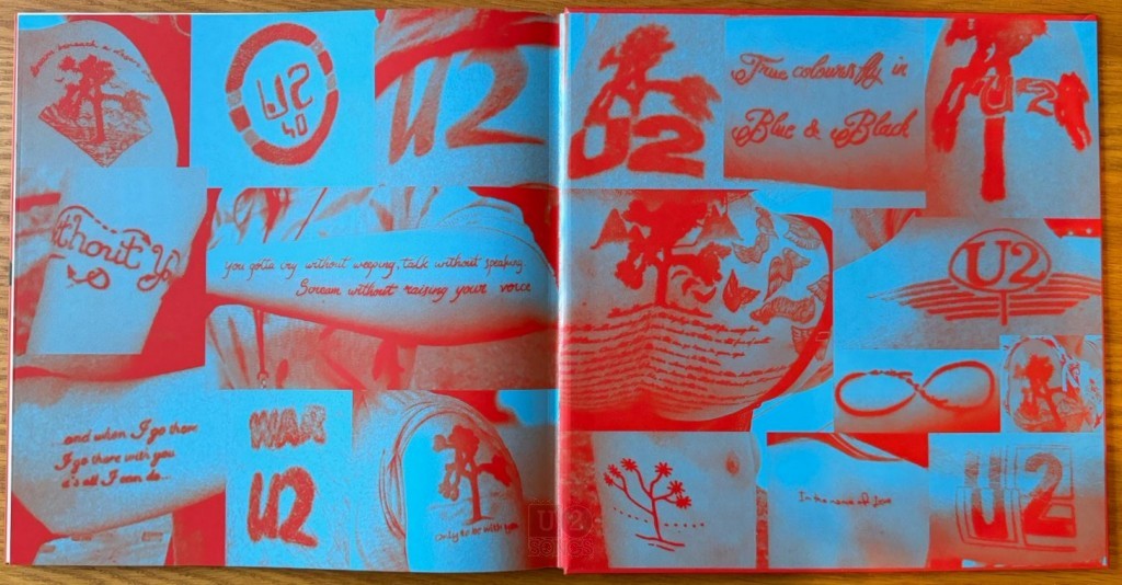 u2songs | A Look Inside The Complete Lyrics Vol 1 |