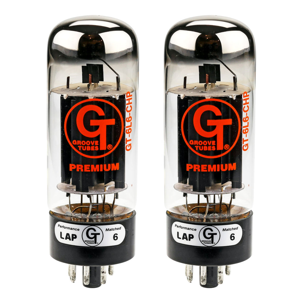 Groove Tubes GT-6L6-GE Matched Pair Vacuum Tubes | Vision Guitar