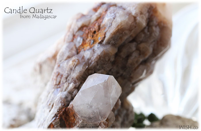 マダガスカル産キャンドルクォーツ 天然石 ヒーリングストーンの