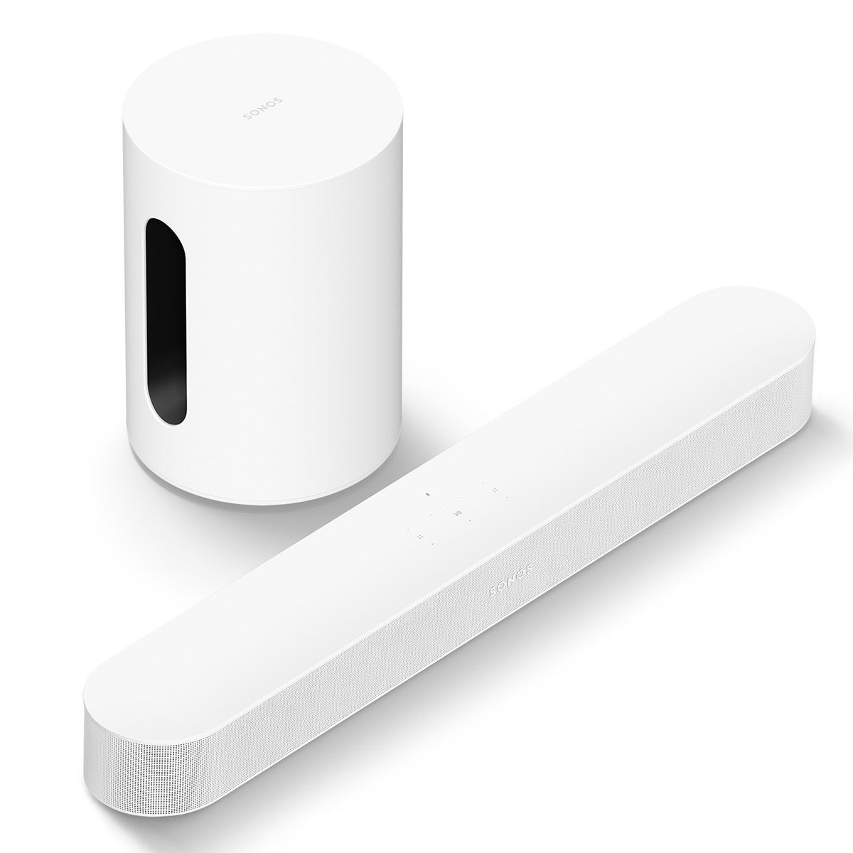 Sonos Entertainment Set with Beam (Gen 2, White) Soundbar and Sub