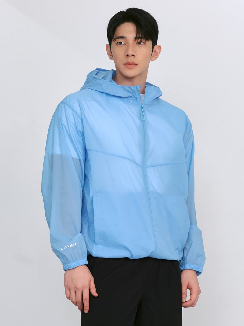 エア・フロー フード付き ウィンドブレーカー