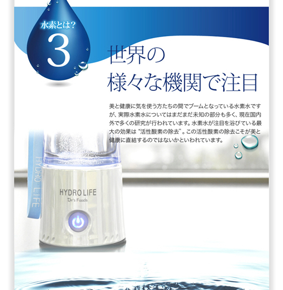 開店7周年感謝【送料無料】高濃度水素水生成器ハイドロライフ【正規