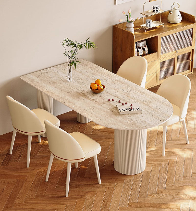 テーブル ベージュ艶消し セラミック天板使用 スチール金属脚 fxms-3563