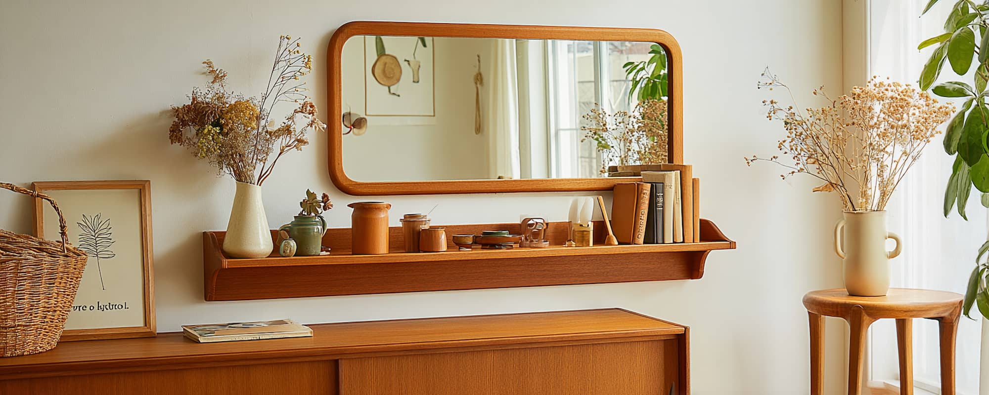 北欧ビンテージ アクセサリー ウォールシェルフ | スタイリッシュな