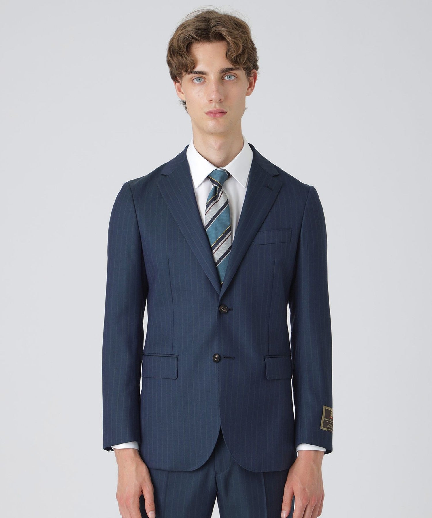 一部店舗限定】TALLIA DI DELFINOブルーグリーントリプルストライプ