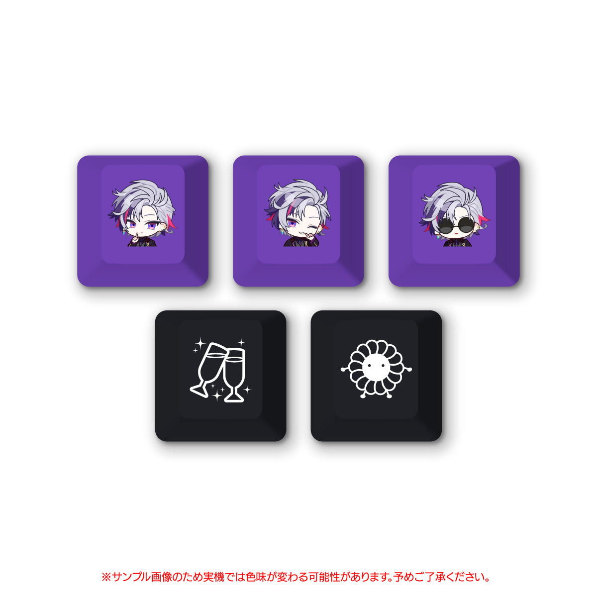 にじさんじ × ふもコレ キーキャップセット 不破湊｜ふもコレ(Fumo