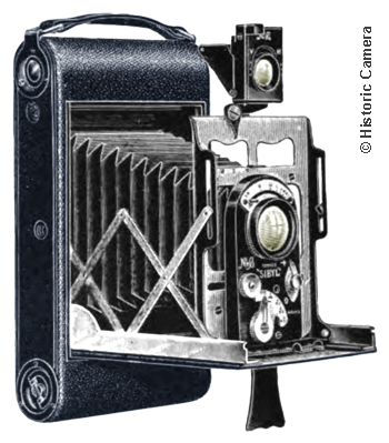 Newman & Guardia Roll Film Sibyl Camera at Historic Camera