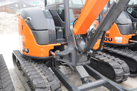 建設機械リース バックホー ZX40U-5A