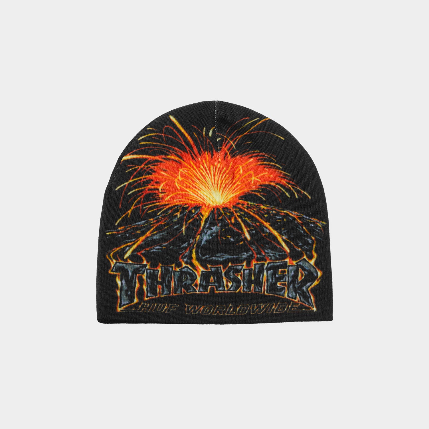 HUF X THRASHER MELTDOWN REVERSIBLE BEANIE｜HATS & BEANIES（ハット