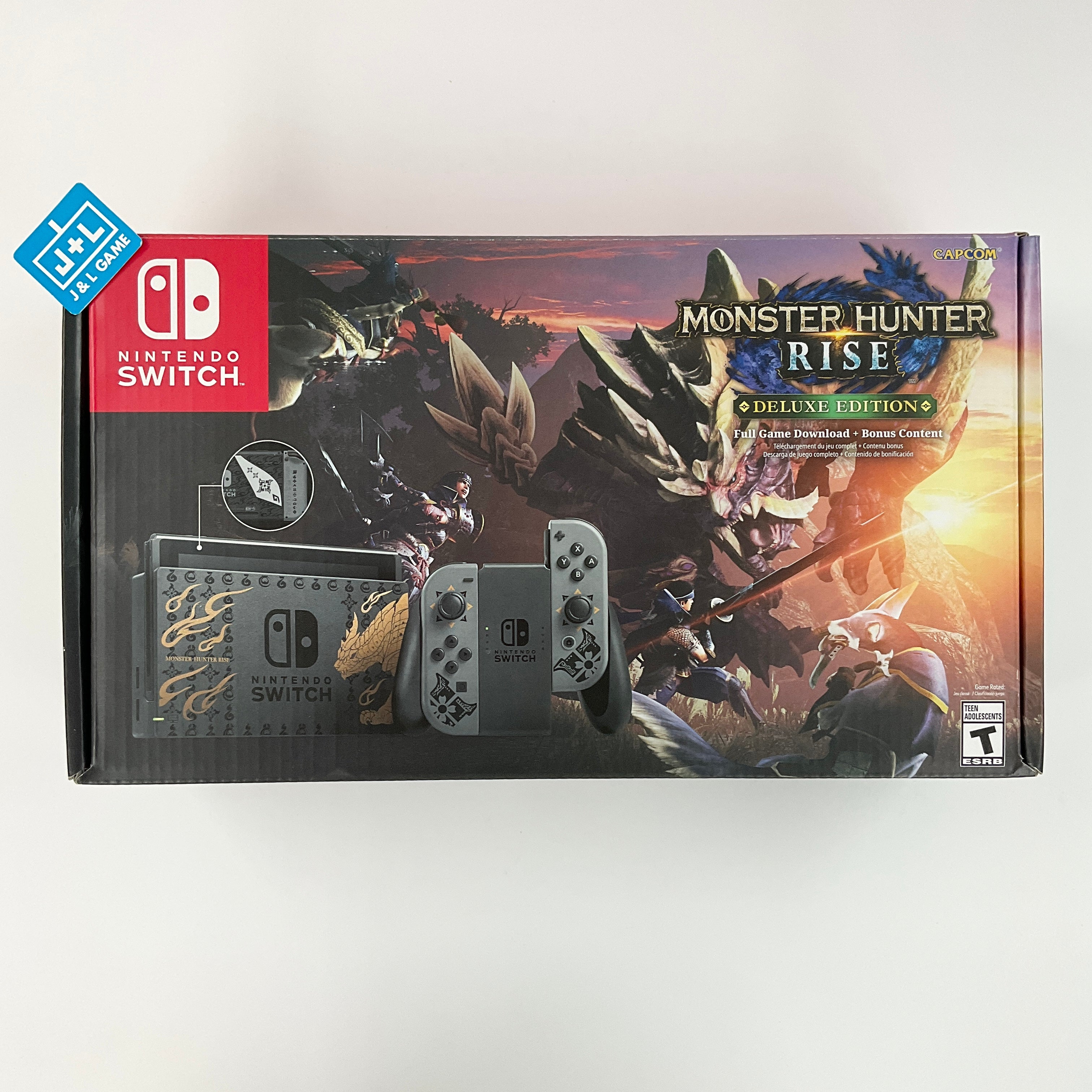 Nintendo Switch Monster Hunter Rise Deluxe Edition System