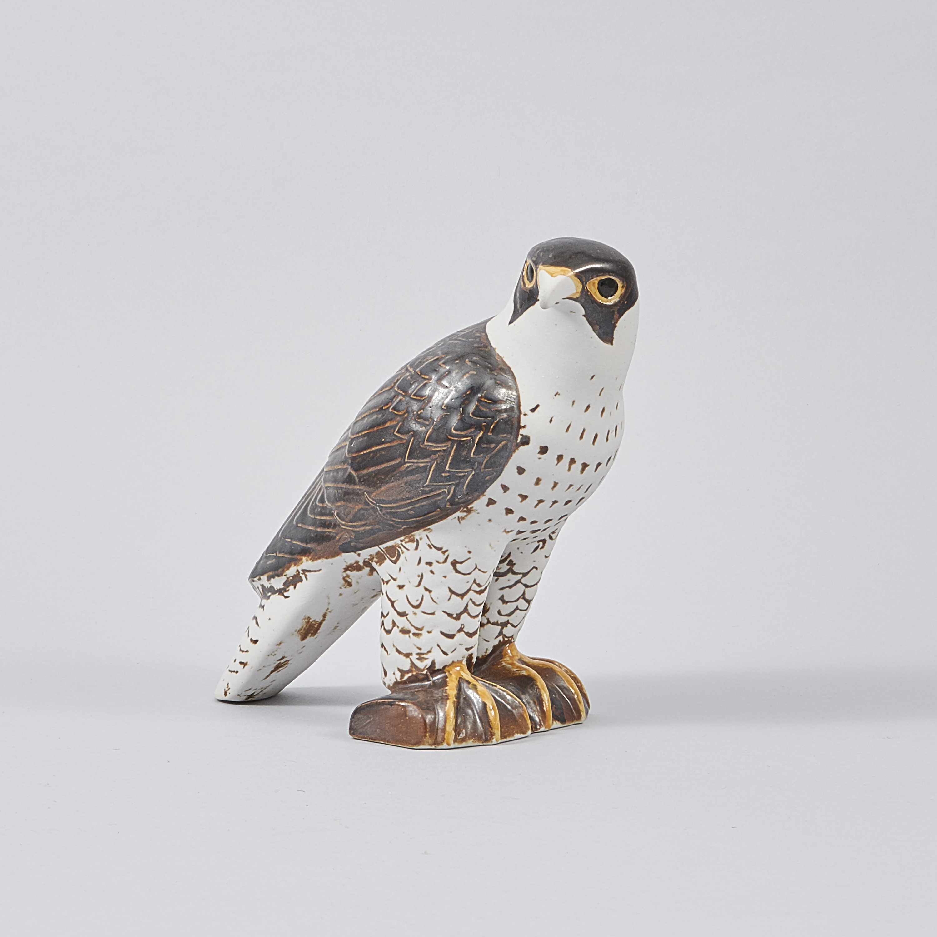 Skulptur, Lisa Larson (f. 1931), Pilgrimsfalk, WWF, för NK, 1700