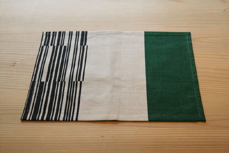 designshop/柳宗理ファブリック/ランチマット グリーン A