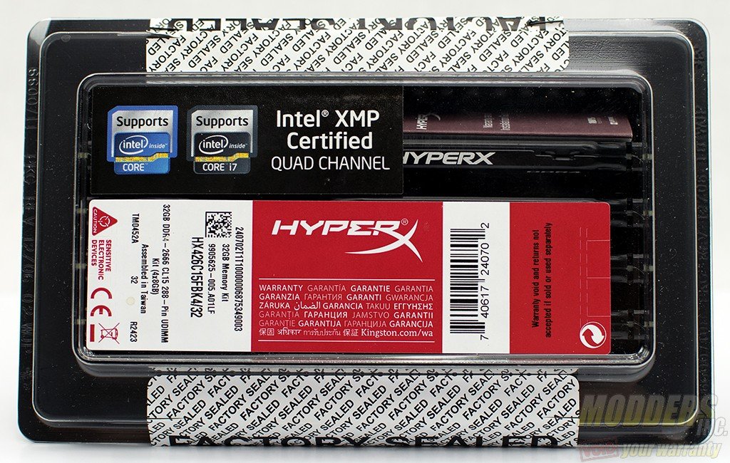 Kingston HyperX Fury 2400 MHz DDR 4 Memory Review - Modders Inc