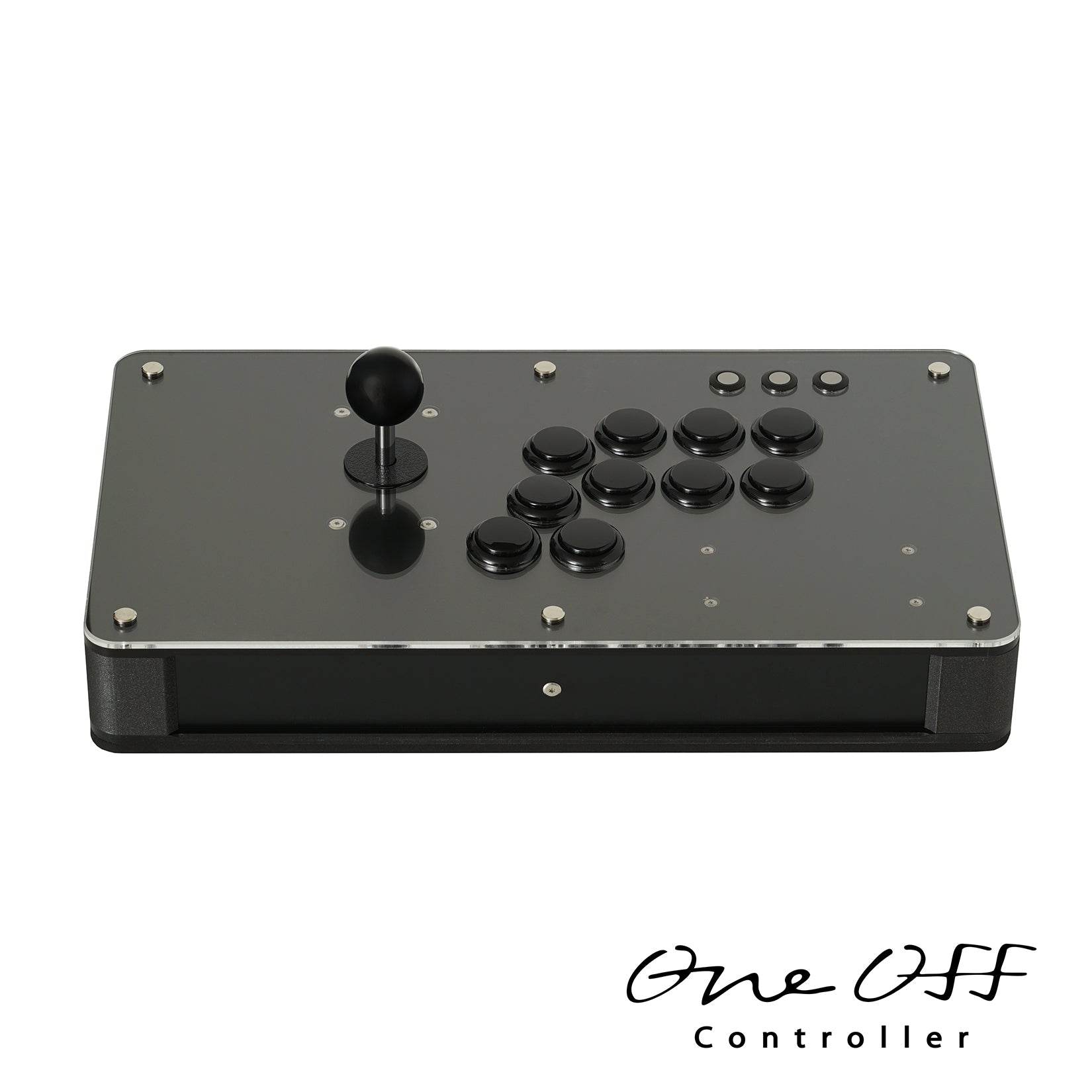 レバー アケコン 即納 マットブラック 24mmボタン｜アーケード