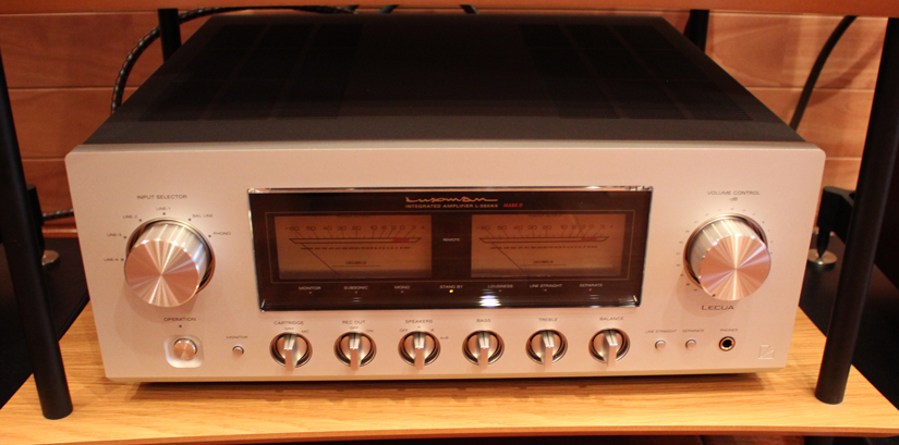 LUXMANの注目の新作プリメインアンプ L-550AXIIを展示しました