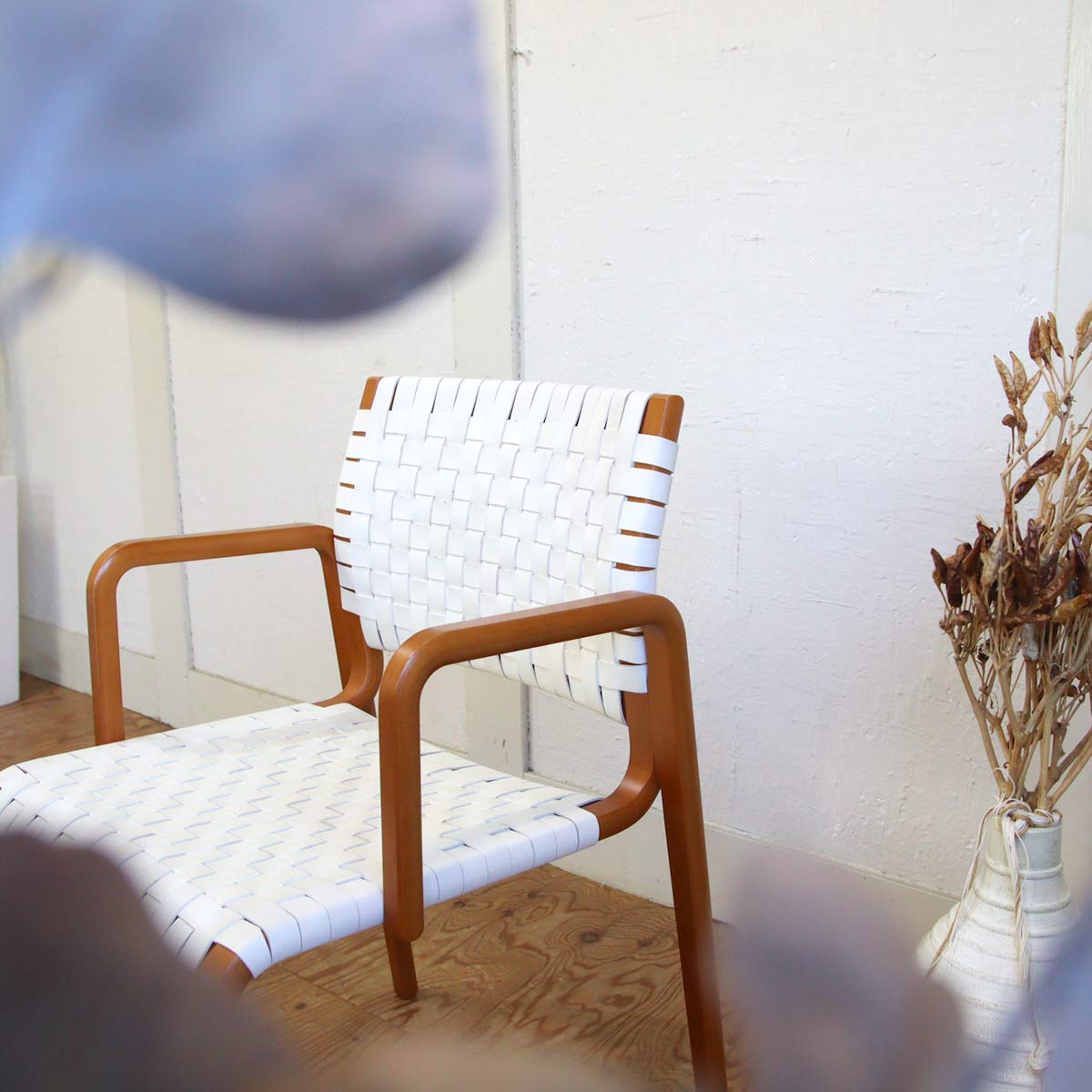 アルフレックス / arflex NTスリム アームチェア ホワイト 【2】 中古