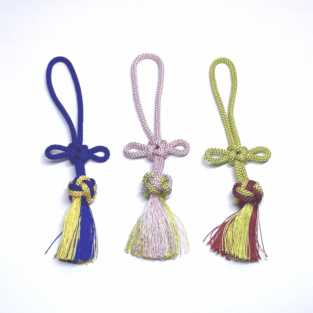 正絹 シャカ玉総角結び紐 – かざりや 鐐 - KAZARIYA RYO KYOTO JAPAN -