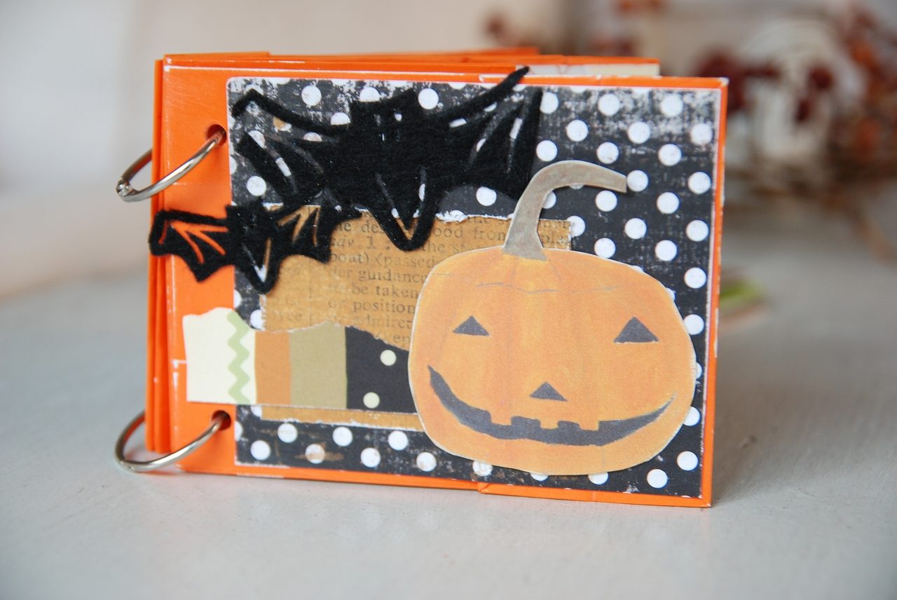 手作り】ハロウィンに作るこどものアルバム＆仕掛けミニブックアイデア