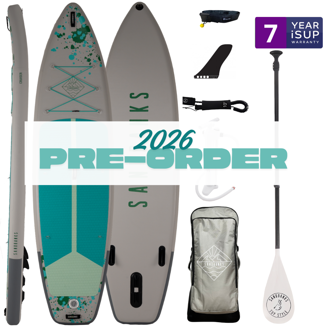Pro Cruiser 11' x 34'' x 6'' iSUP paddleboard package – Sandbanks