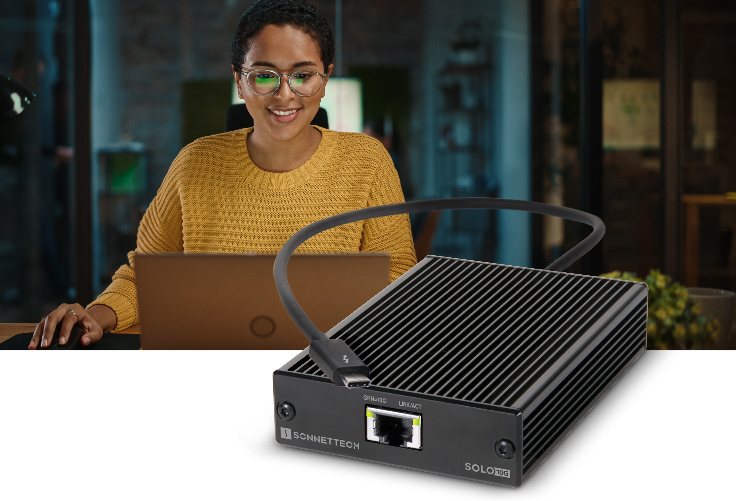 Solo10G (10GBASE-T 10Gb Ethernet Thunderbolt Adapter) - SONNETTECH