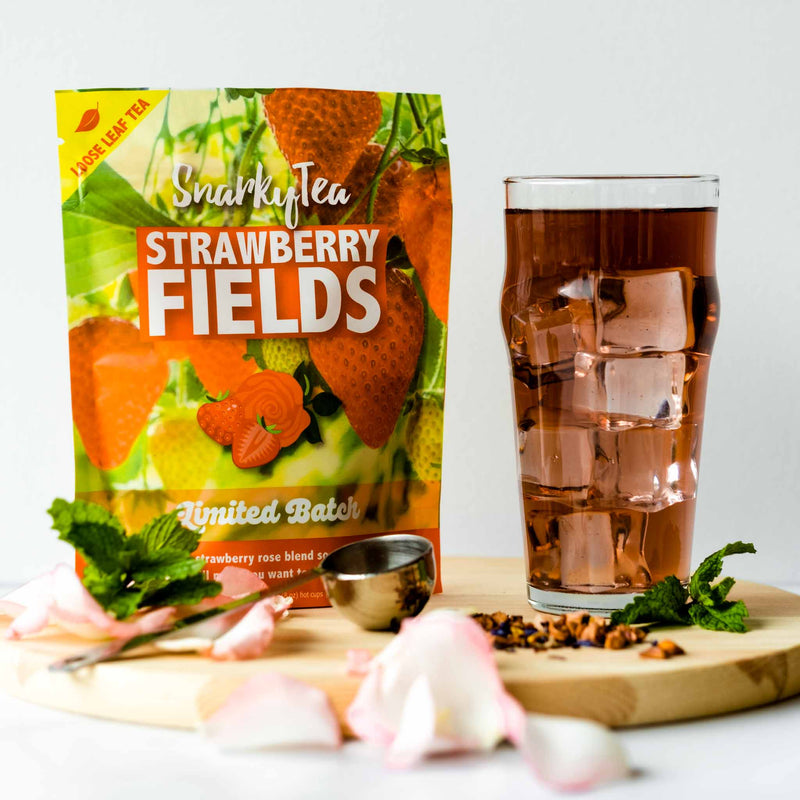 Strawberry Fields - Fruit Herbal Blend – Snarky Tea