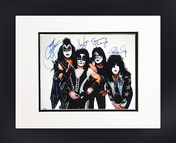 KISSフルメンバー直筆サイン入りフォトフレーム