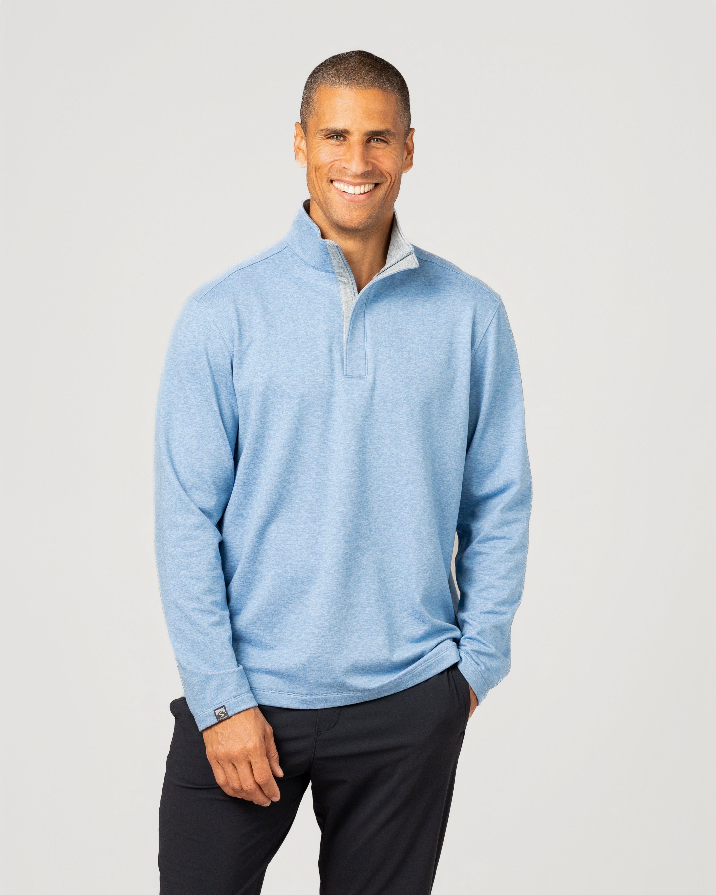 Men's Sidekick Midweight Stretch Quarter Zip Pullover – Storm Creek