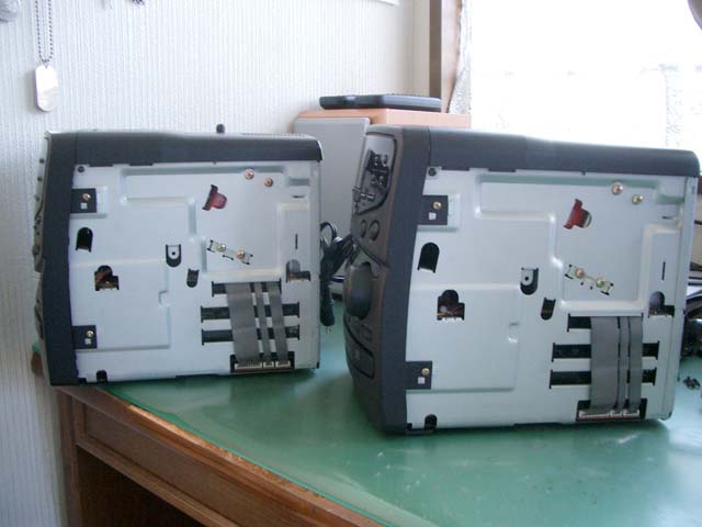 KENWOOD 6連装CDチェンジャー付きマイクロコンポ MS-D7の修理