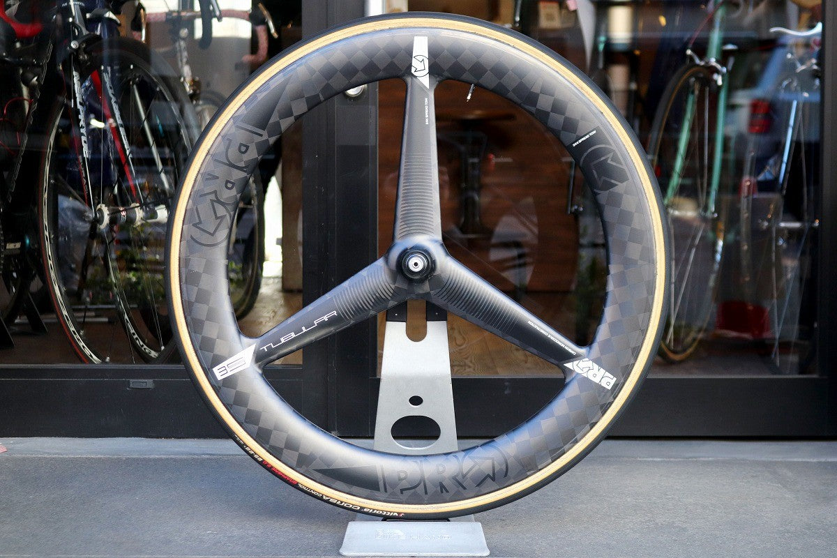 シマノプロ SHIMANO PRO 3-SPOKE WHEEL カーボン チューブラー バトン