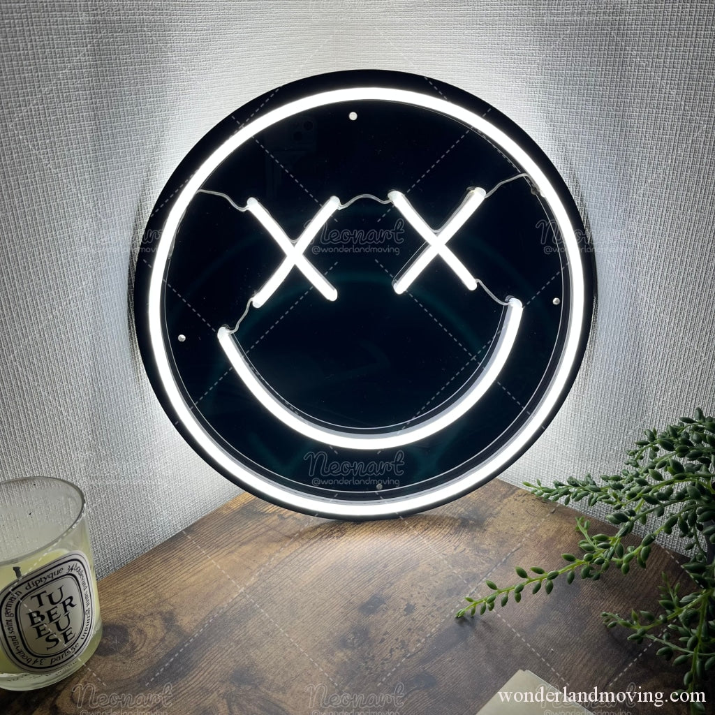 スマイルフェイス 両面 ネオン看板 – wonderlandmoving