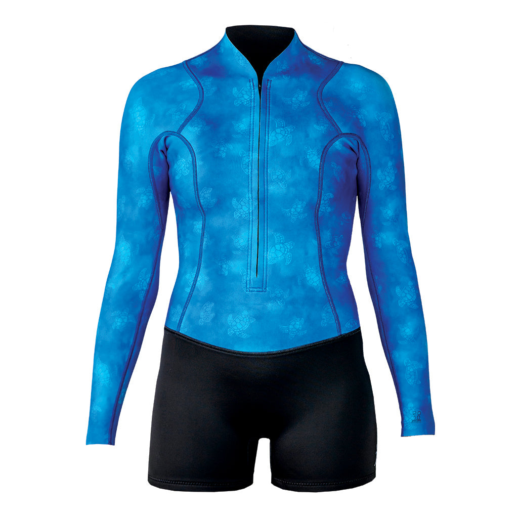 Women's Ocean Ramsey Axis Long Sleeve Front Zip Springsuit 2/1mm